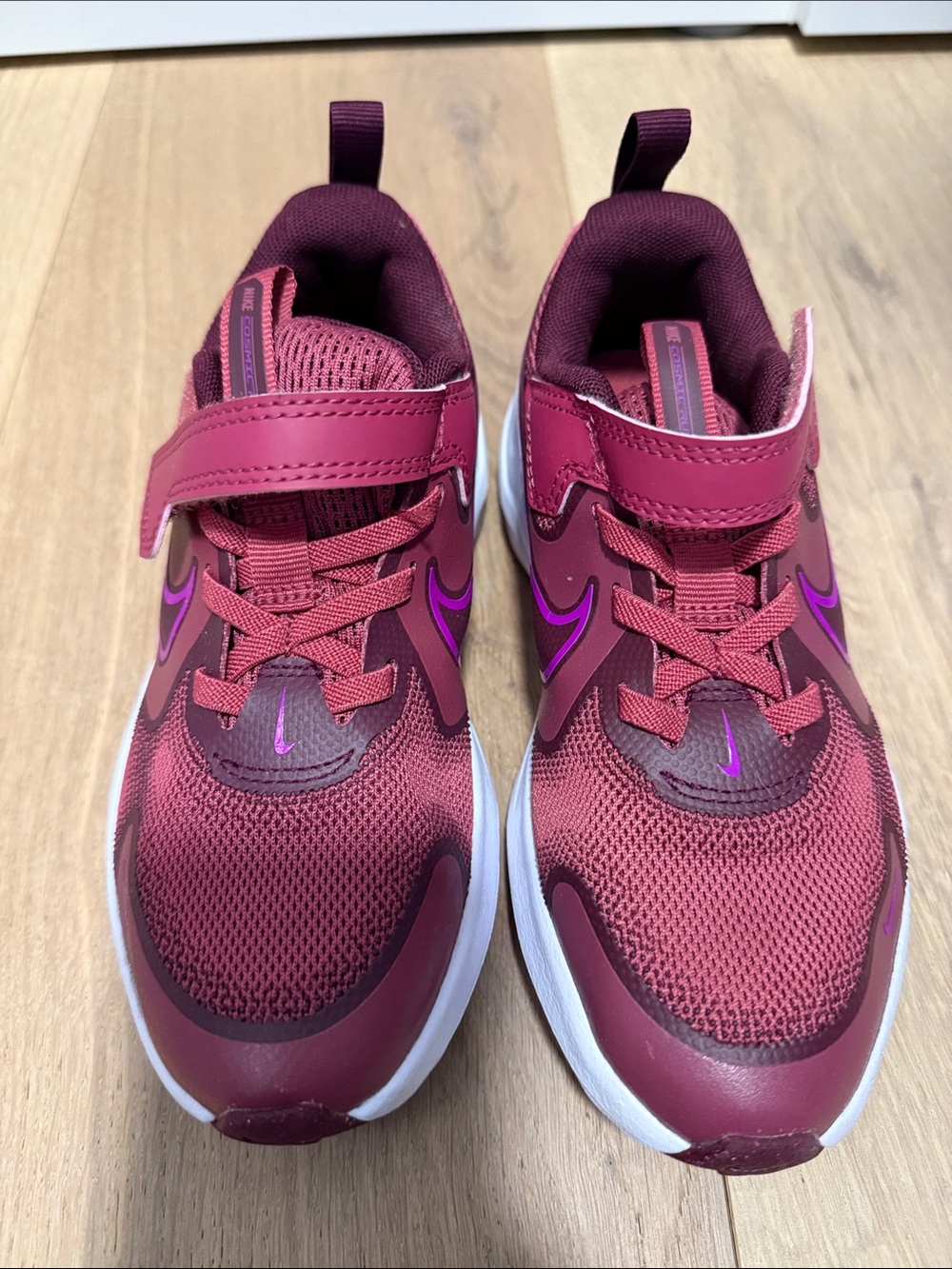 Nike Kids Maroon & Purple Athletic Sneakers